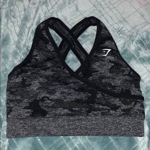 Gymshark camo sports bra